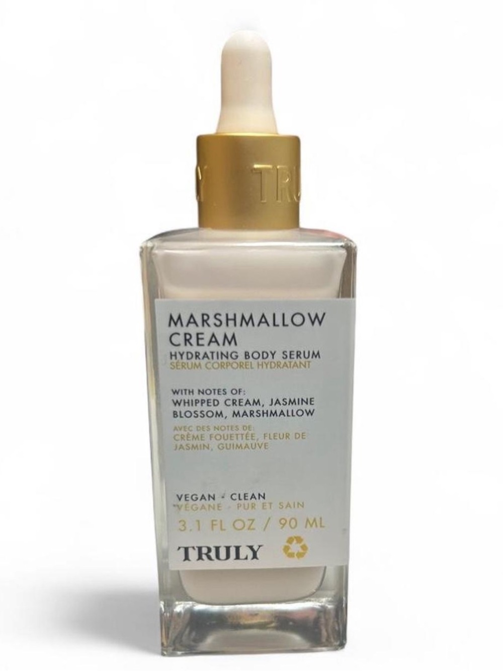 *Discontinued* TRULY Marshmallow Cream Hydrating Body Serum. 3.1fl oz